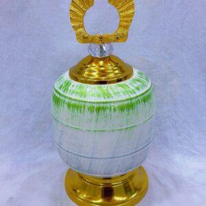 Greenish Jar Brass